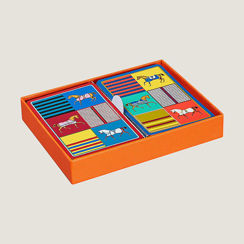 Couvertures Nouvelles bridge playing cards | Hermès USA